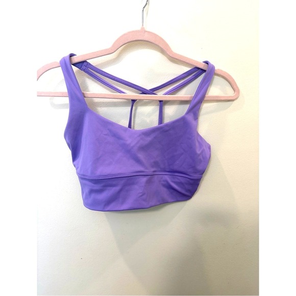 all in motion Other - all in motion Lavender Crisscross Back Sports Bra